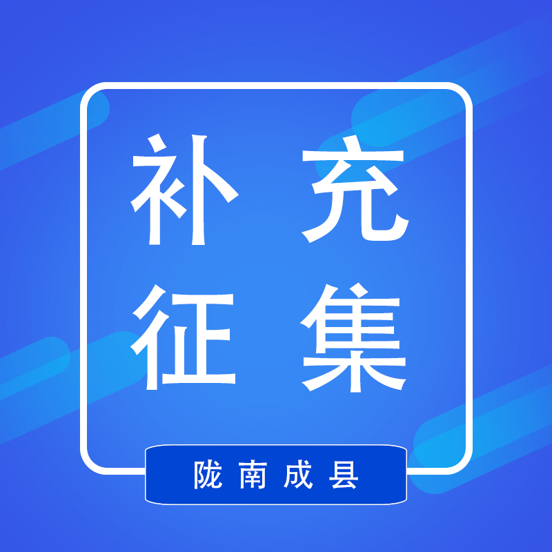 成县财政局成县政府采购网上商城补充征集项目